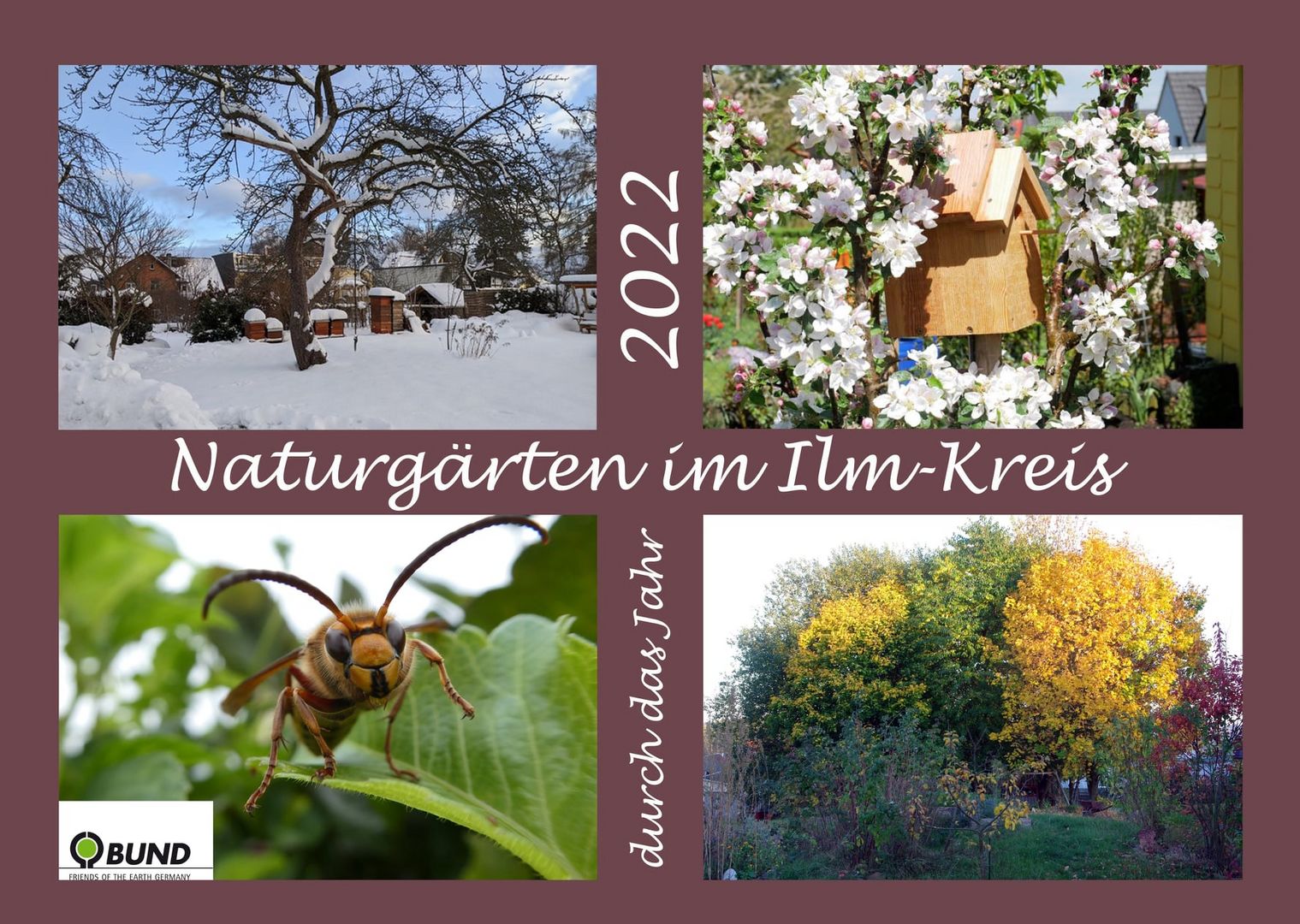 Der BUND Ilm-Kreis Naturgartenkalender 2022