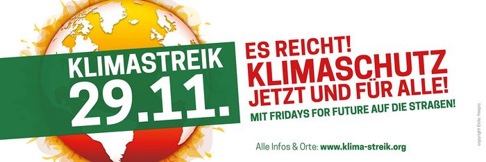 Globaler Klimastreik am 29.11.