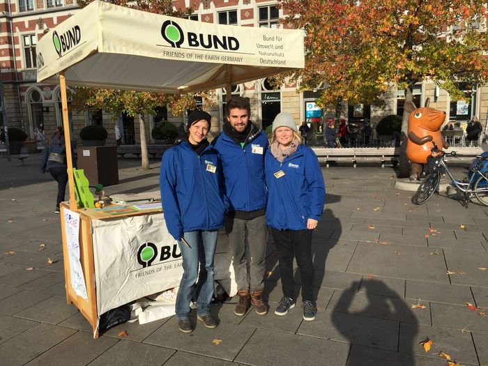 Mitgliederwerbung in Erfurt