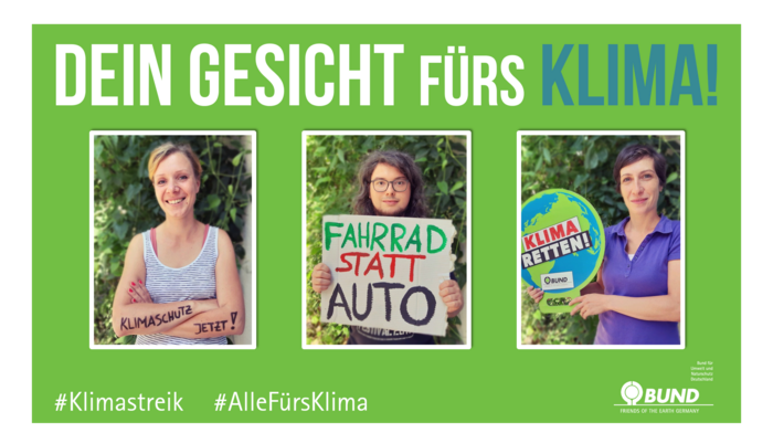 Dein Gesicht fürs Klima!